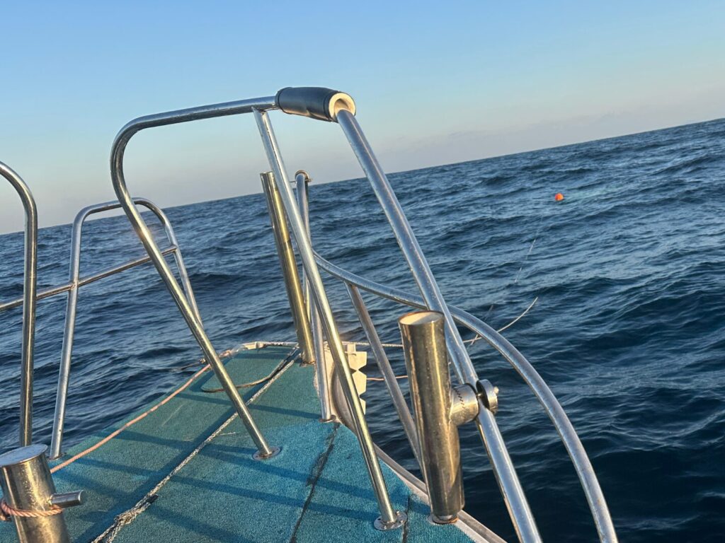 シーアンカーが流れていっている様子