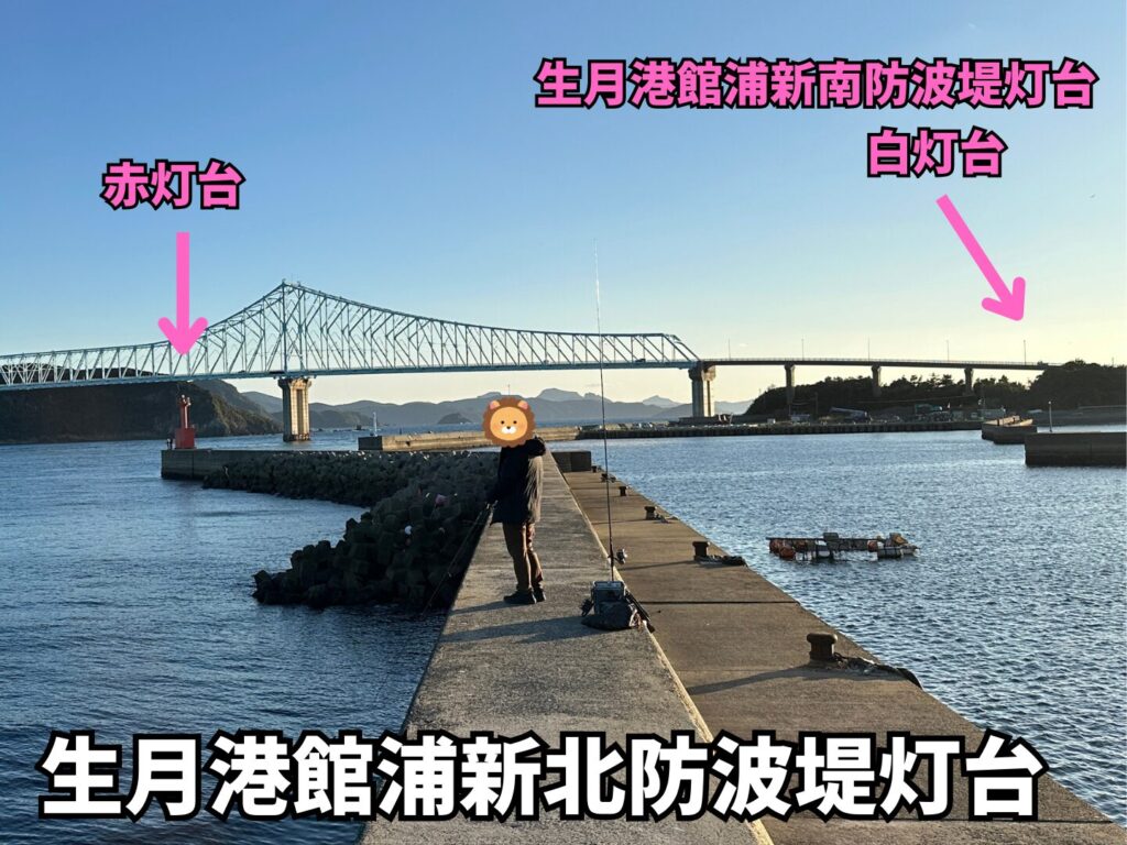 生月港館浦新北防波堤灯台（先端側）