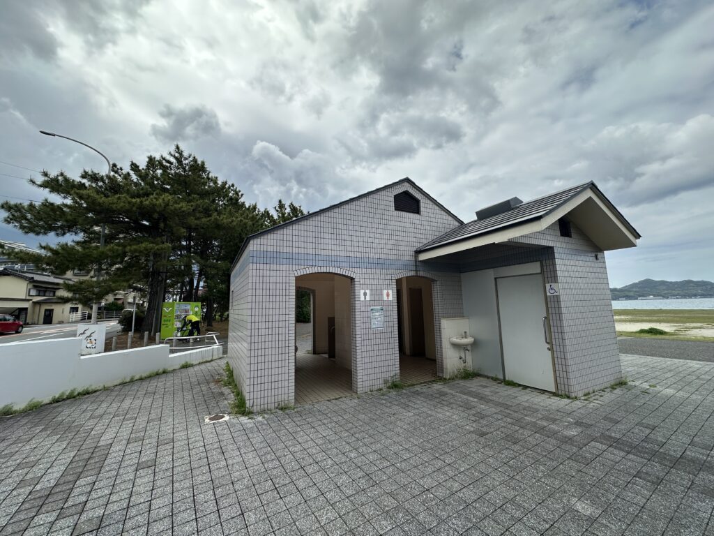 長垂海浜公園のトイレ
