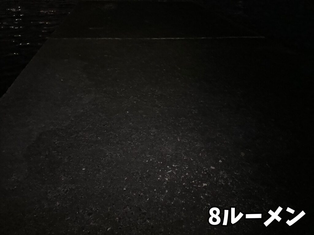 室見川河口で撮影。がまかつLEHL270CMPの8ルーメンの光量